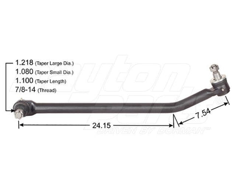 Dayton Parts 346-535 Steering Drag Link