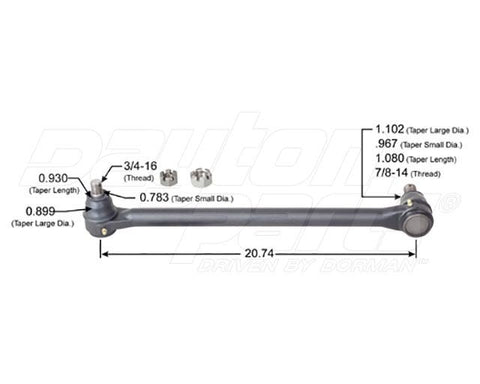 Dayton Parts 346-538 Steering Drag Link