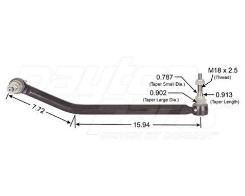 Dayton Parts 346-542 Steering Drag Link