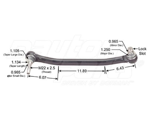 Dayton Parts 346-543 Steering Drag Link