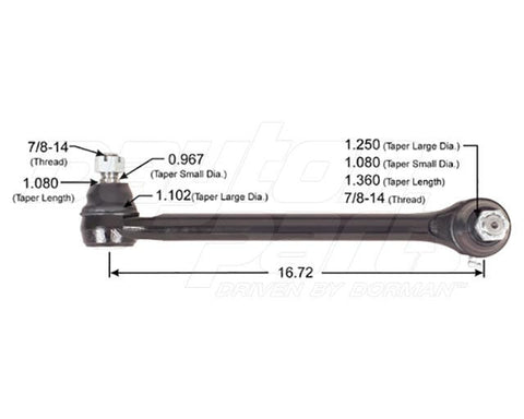 Dayton Parts 346-556 Steering Drag Link