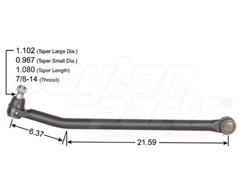 Dayton Parts 346-568 Steering Drag Link