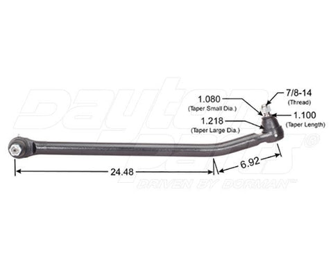 Dayton Parts 346-573 Steering Drag Link