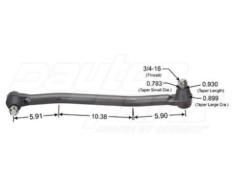 Dayton Parts 346-575 Steering Drag Link