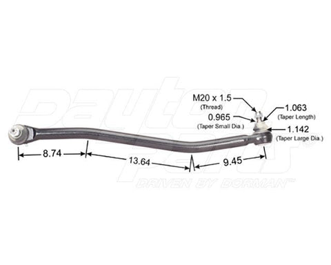 Dayton Parts 346-579 Steering Drag Link