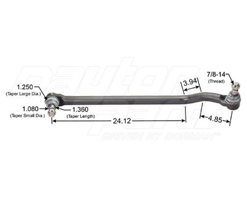 Dayton Parts 346-595 Steering Drag Link