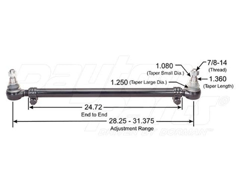 Dayton Parts 346-600 Steering Drag Link
