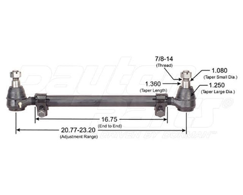 Dayton Parts 346-606 Steering Drag Link
