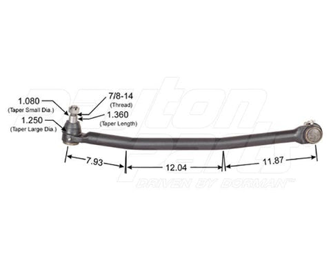 Dayton Parts 346-613 Steering Drag Link
