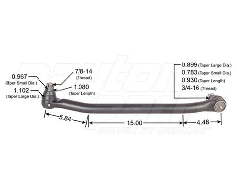 Dayton Parts 346-614 Steering Drag Link