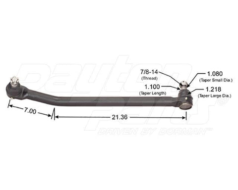 Dayton Parts 346-621 Steering Drag Link