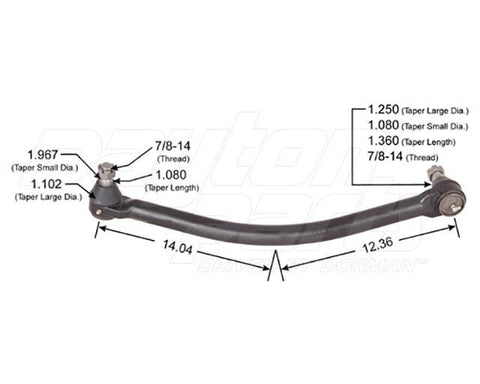 Dayton Parts 346-625 Steering Drag Link