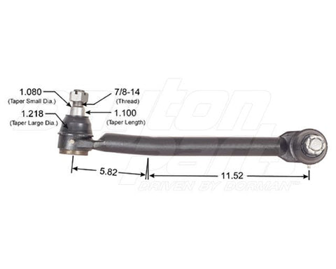 Dayton Parts 346-638 Steering Drag Link
