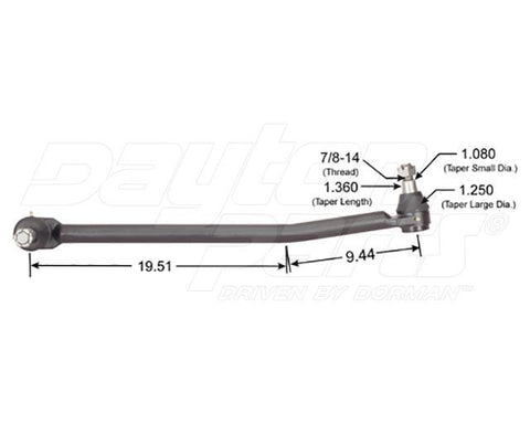 Dayton Parts 346-645 Steering Drag Link