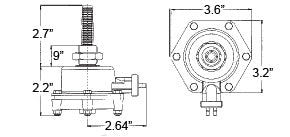 Haldex 41010019 Valve Drain Automatic 12v