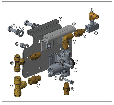 Haldex 42123048 Reservoirs Related Parts
