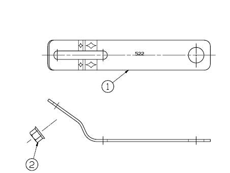 Haldex 42710590 Aba Bracket Kit