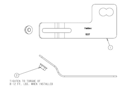 Haldex 42710608 Aba Bracket Kit