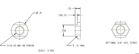 Haldex 44310101 Slide Nut