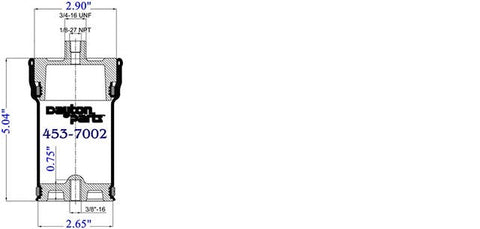 Dayton Parts 453-7002P Air Spring - Sleeve
