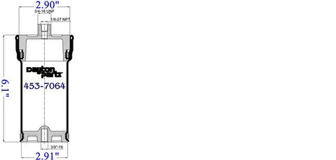 Dayton Parts 453-7064 Air Spring - Sleeve