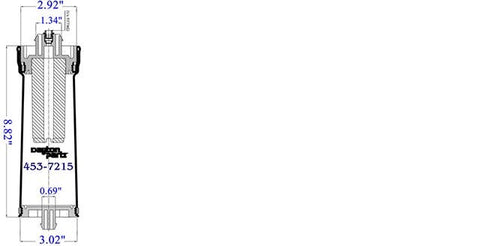 Dayton Parts 453-7215 Air Spring - Sleeve