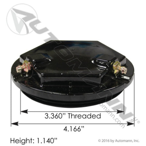 Automann 460.542N7 Mack Steering Knuckle Cap for 460.542N