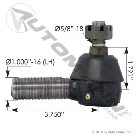 Automann 462.ES142L Tie Rod End