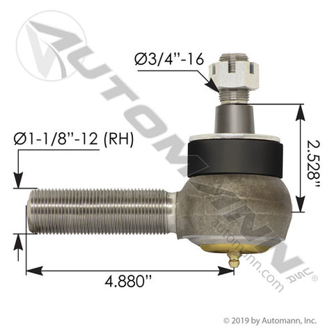 Automann 462.ES2069R Tie Rod End