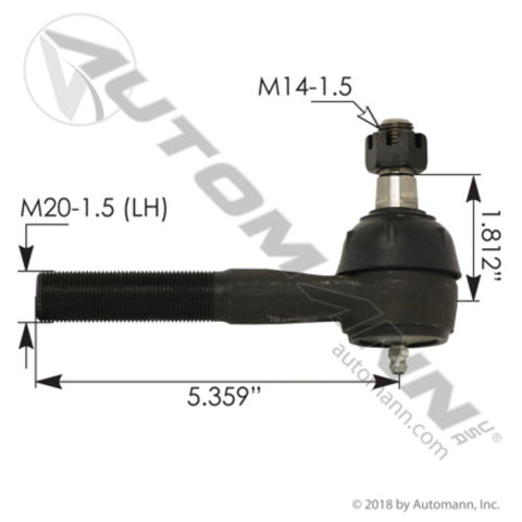 Automann 462.ES2078LT Tie Rod Outer Drive Side