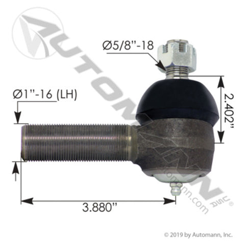 Automann 462.ES235L Tie Rod End