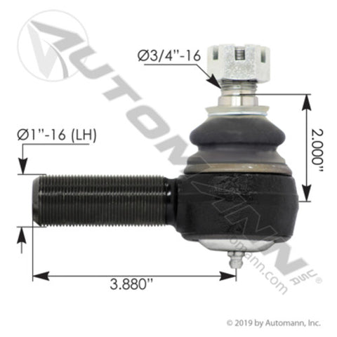 Automann 462.ES304L Tie Rod End