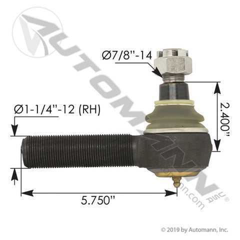 Automann 462.ES4601R Tie Rod End