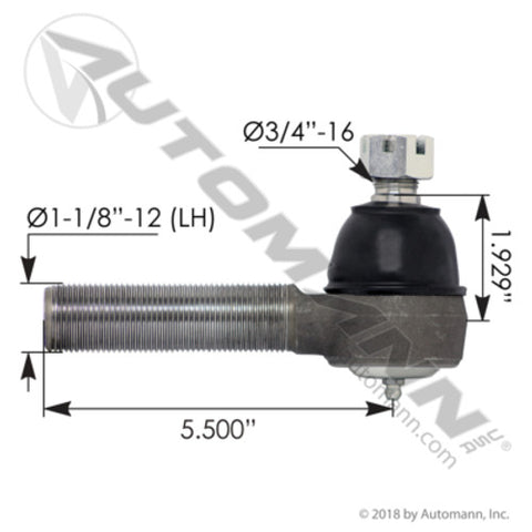 Automann 462.ES4627L Tie Rod End