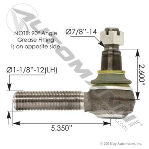 Automann 462.ES5945L Tie Rod End