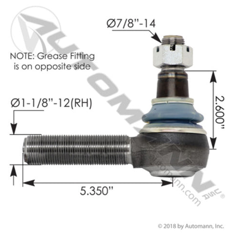 Automann 462.ES5945R Tie Rod End