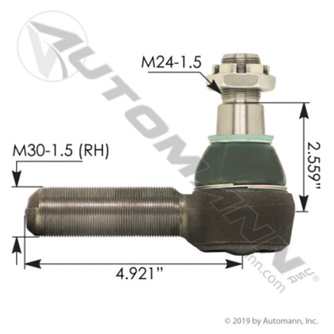 Automann 462.ES6273R Tie Rod End