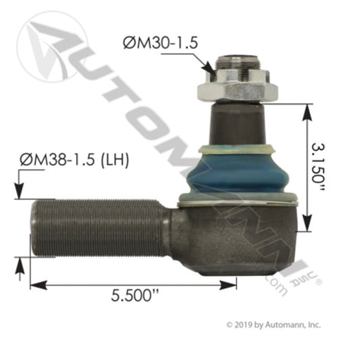 Automann 462.ES6765L Tie Rod End