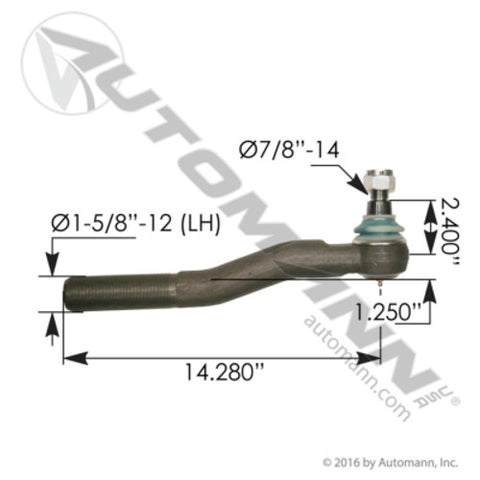Automann 462.ES8425L Tie Rod End