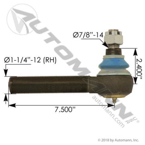 Automann 462.ES9329R Tie Rod End