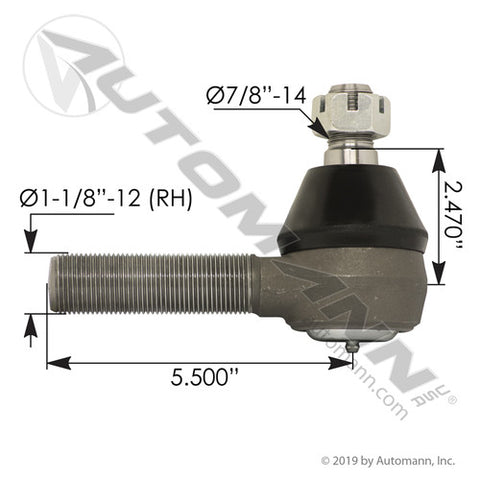 Automann 462.ES9335R Tie Rod End