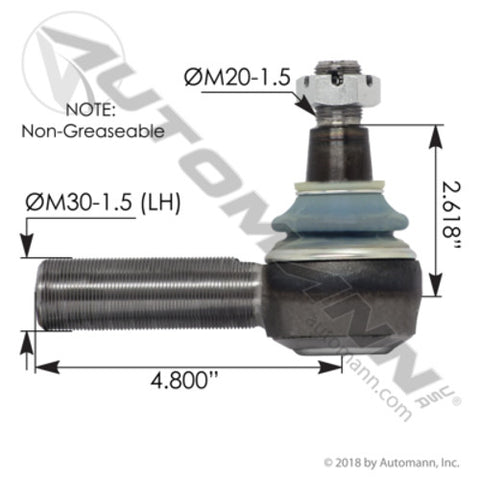 Automann 462.ES9601L Tie Rod End