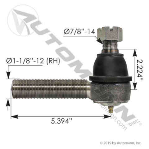 Automann 462.ES9679R Tie Rod End