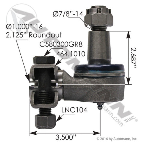 Automann 462.ES9946 Tie Rod End Female