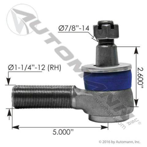 Automann 462.ES9991R Tie Rod End