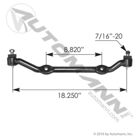Automann 463.DS1047 Center Link Chevrolet/GM 18.24in