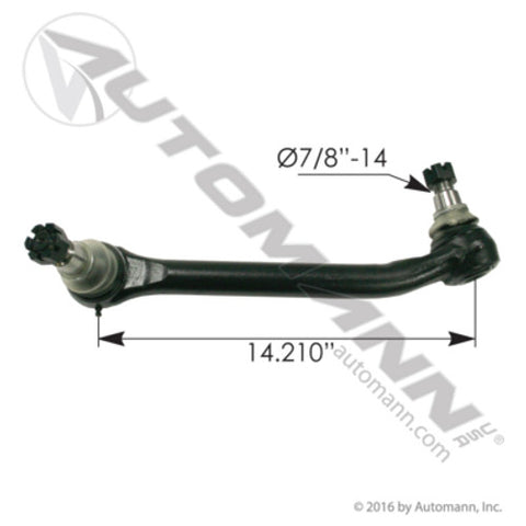 Automann 463.DS1179 Drag Link 14.210in C to C Peterbilt