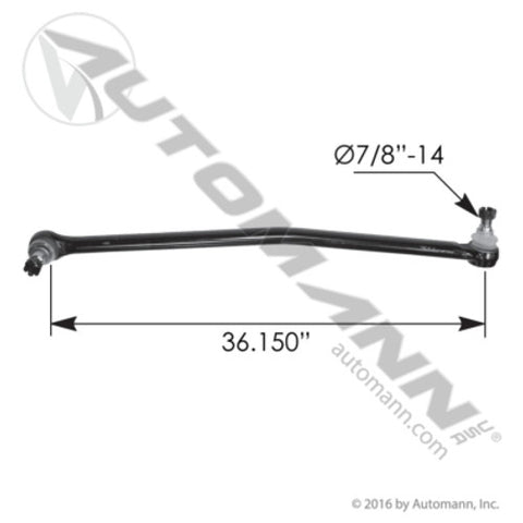Automann 463.DS1203 Drag Link 36.150in C to C Ford