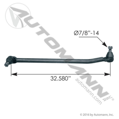 Automann 463.DS1274 Drag Link 32.580in C to C Freightliner
