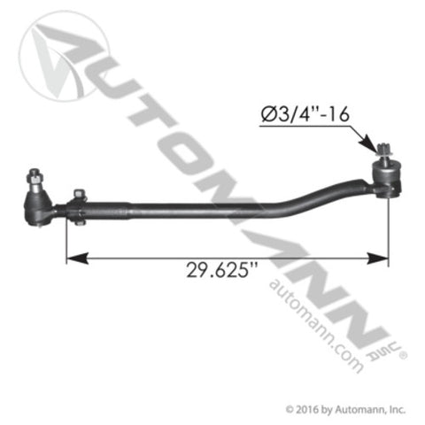 Automann 463.DS1337 Drag Link 31.850in C to C Freightliner